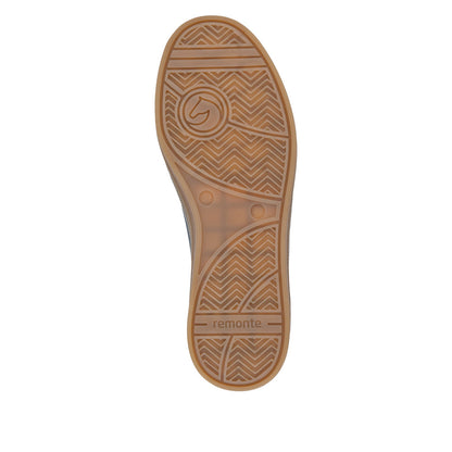 Remonte TEX D2C04-03 Black, Brown & Bronze Combi Trainers with Zip