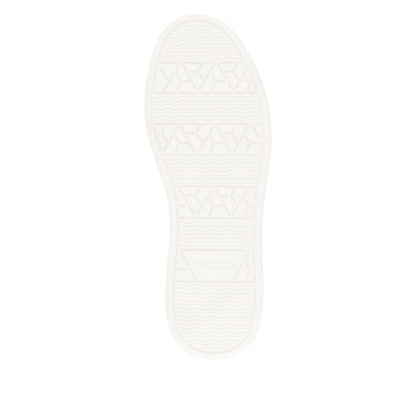 Remonte D2E00-80 Off White & Gold Combi Trainers with Zip
