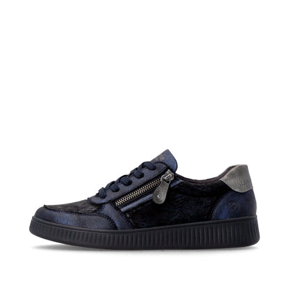 Remonte D2E05-03 Navy & Black Trainers with Zip