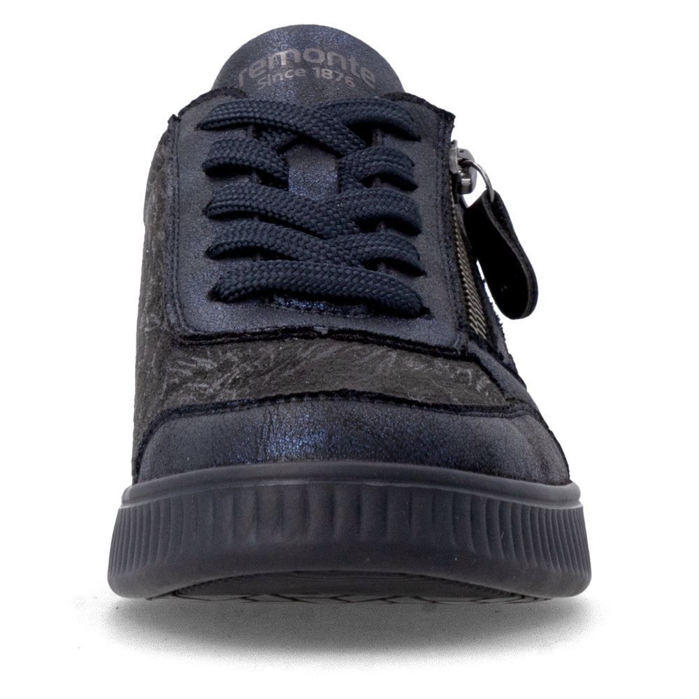 Remonte D2E05-03 Navy & Black Trainers with Zip
