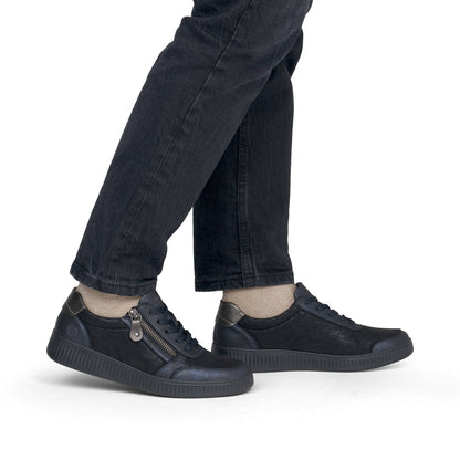 Remonte D2E05-03 Navy & Black Trainers with Zip