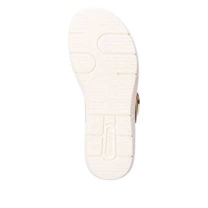 Remonte D2K50-80 Beige Velcro Sandals with Slingback Strap