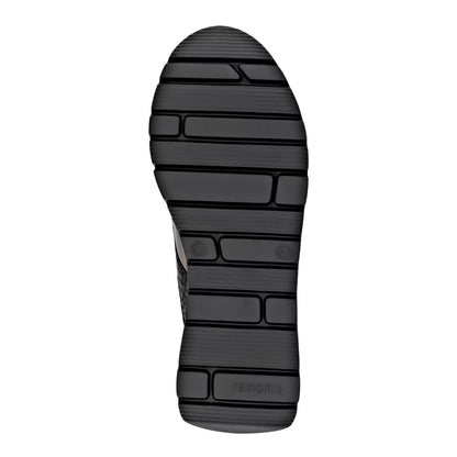 Remonte D2V02-04 Black & Bronze Combi Sneakers with Zip