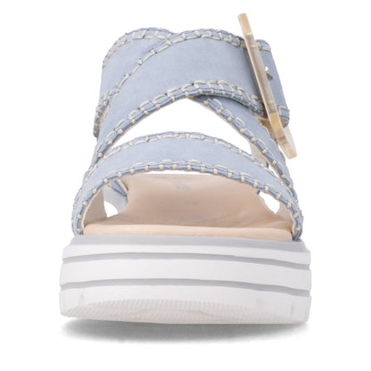 Remonte D3N51-10 Aqua Blue F 1/2 Fit Sandals with Slingback Strap