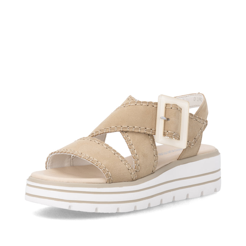 Remonte D3N51-62 F 1/2 Fit Sandals with Slingback Strap