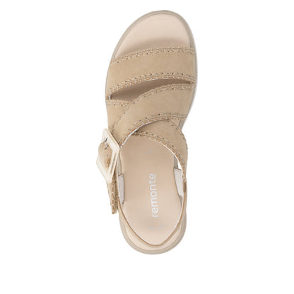 Remonte D3N51-62 F 1/2 Fit Sandals with Slingback Strap