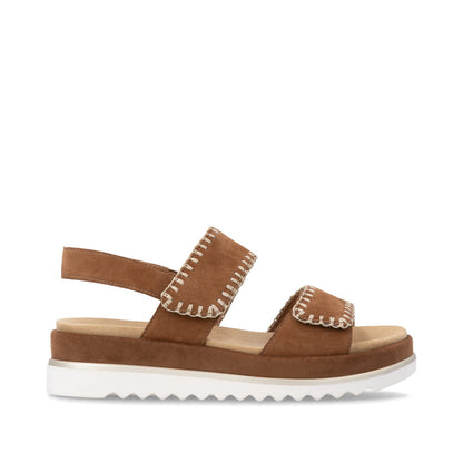 Remonte D3P50-22 Brown F 1/2 Fit Sandals with Slingback Strap