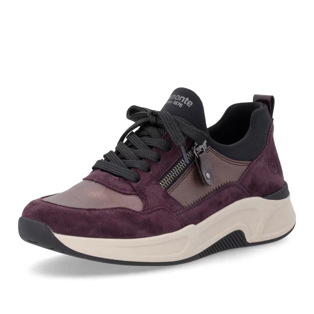 Remonte D3V01-30 Purple & Wine Combi H Fit Sneakers
