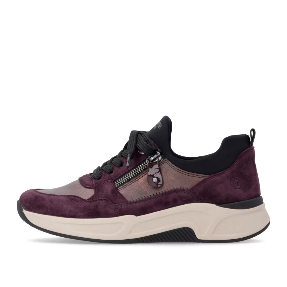 Remonte D3V01-30 Purple & Wine Combi H Fit Sneakers
