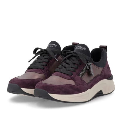 Remonte D3V01-30 Purple & Wine Combi H Fit Sneakers