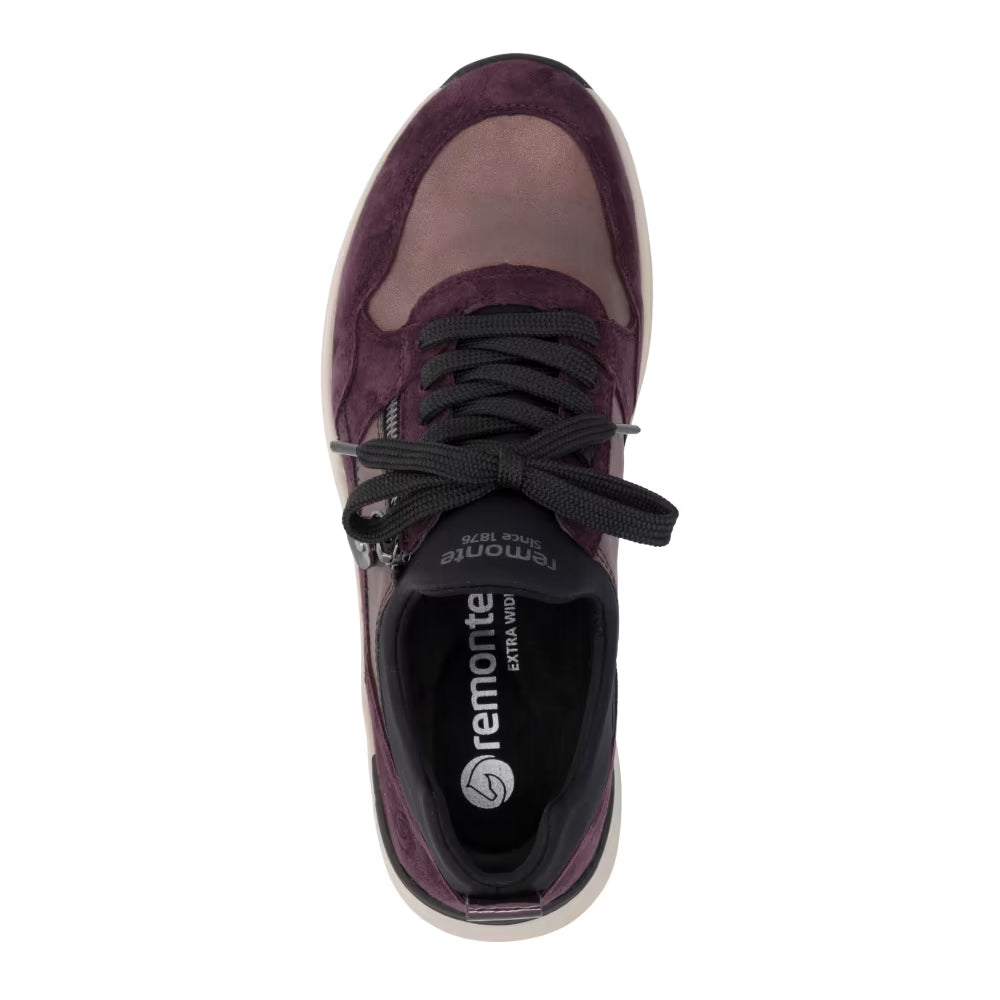 Remonte D3V01-30 Purple & Wine Combi H Fit Sneakers