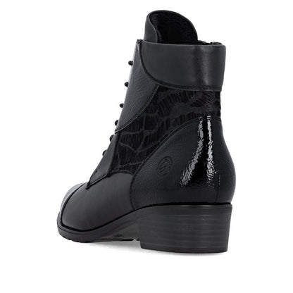 Remonte D6882-00 Black Ankle Boots