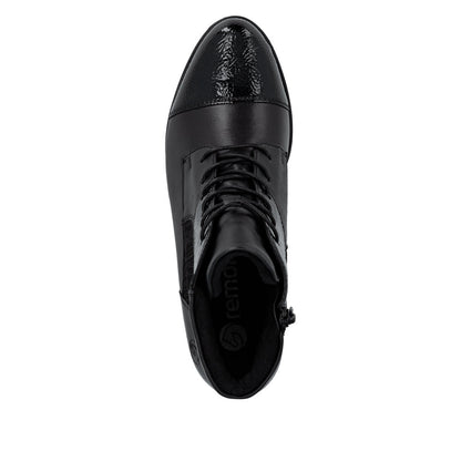 Remonte D6882-00 Black Ankle Boots