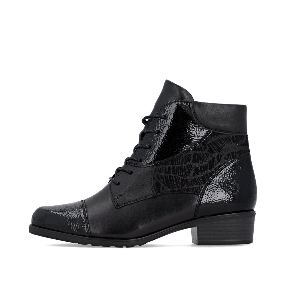 Remonte D6882-00 Black Ankle Boots