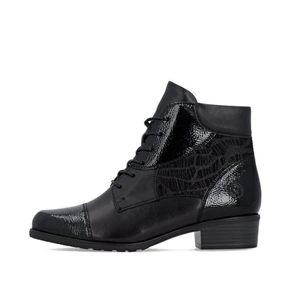 Remonte D6882-00 Black Ankle Boots