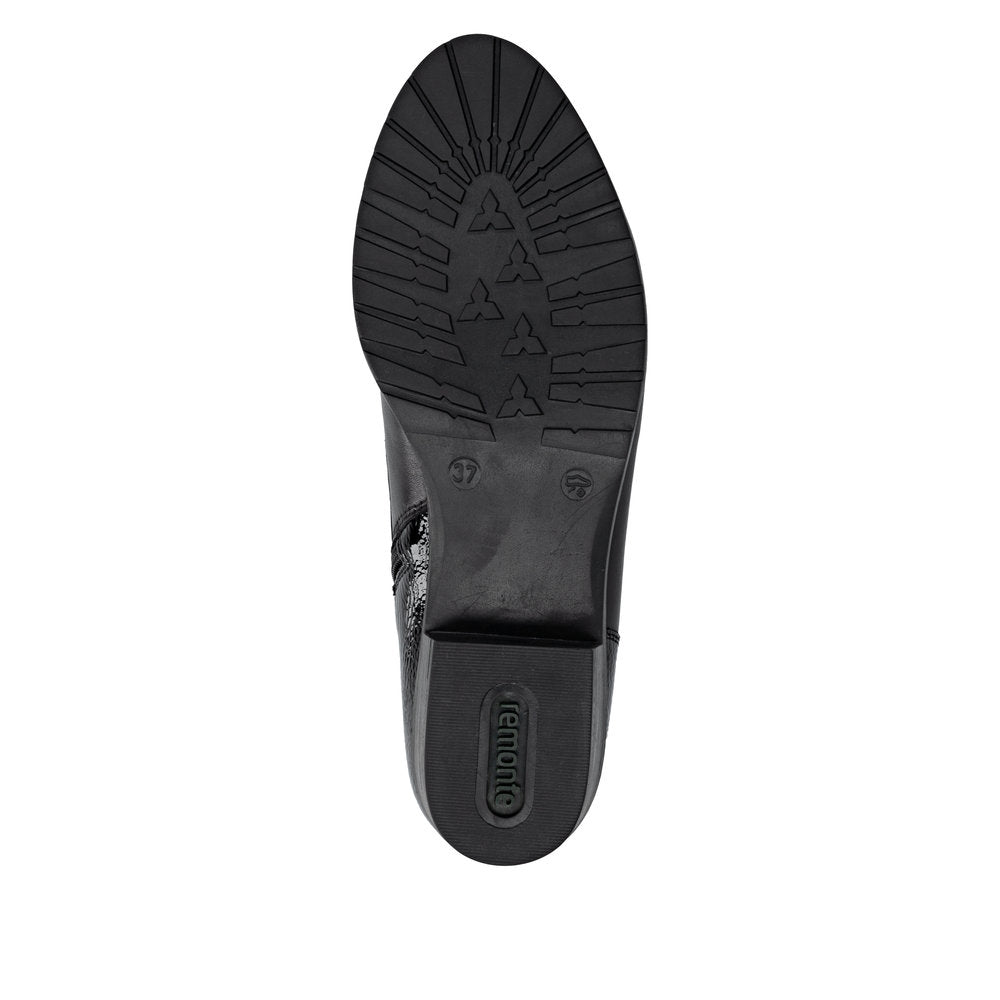 Remonte D6882-00 Black Ankle Boots