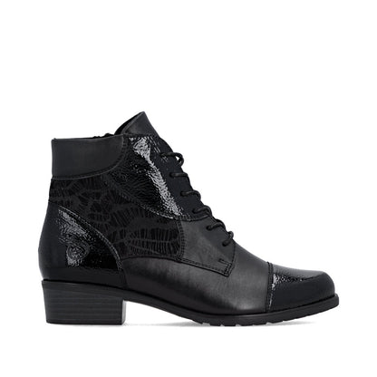 Remonte D6882-00 Black Ankle Boots