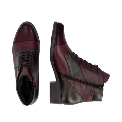 Remonte D6882-35 Wine & Bronze Boots