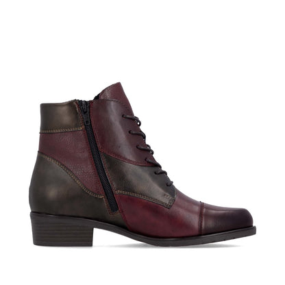Remonte D6882-35 Wine & Bronze Boots