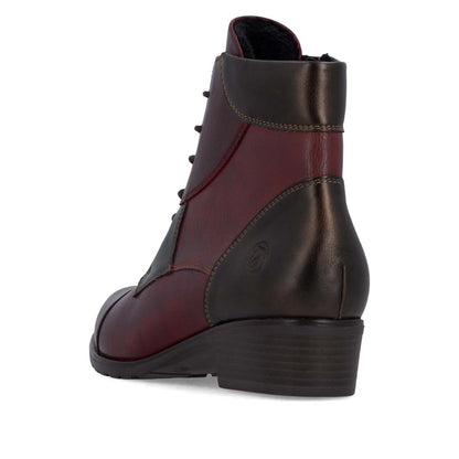Remonte D6882-35 Wine & Bronze Boots