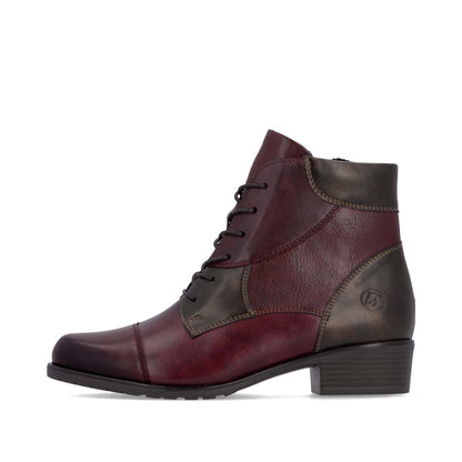 Remonte D6882-35 Wine & Bronze Boots