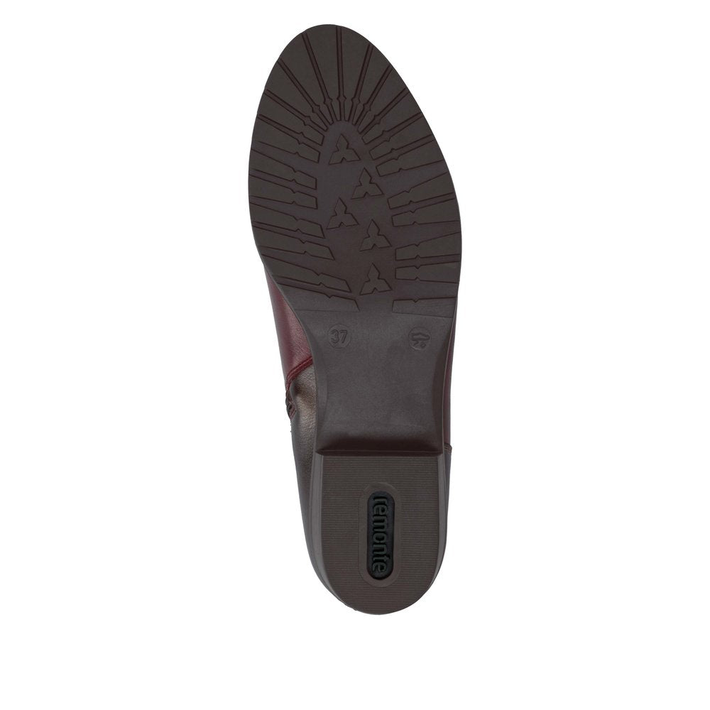 Remonte D6882-35 Wine & Bronze Boots