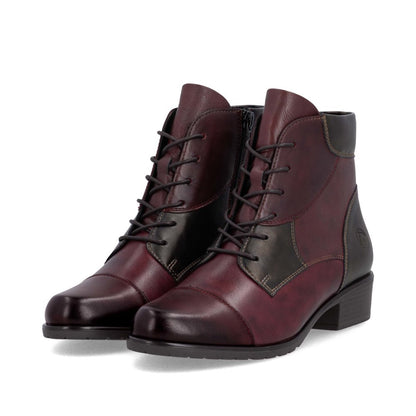 Remonte D6882-35 Wine & Bronze Boots