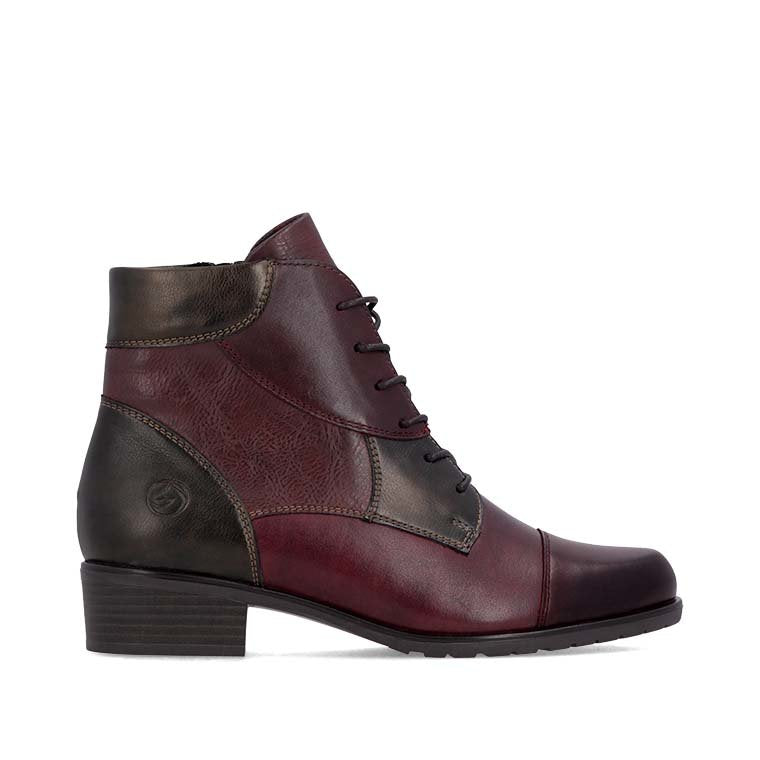 Remonte D6882-35 Wine & Bronze Boots