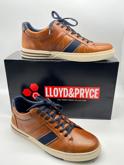 Lloyd and Pryce Cima Umber Belt Tan Combi Trainers
