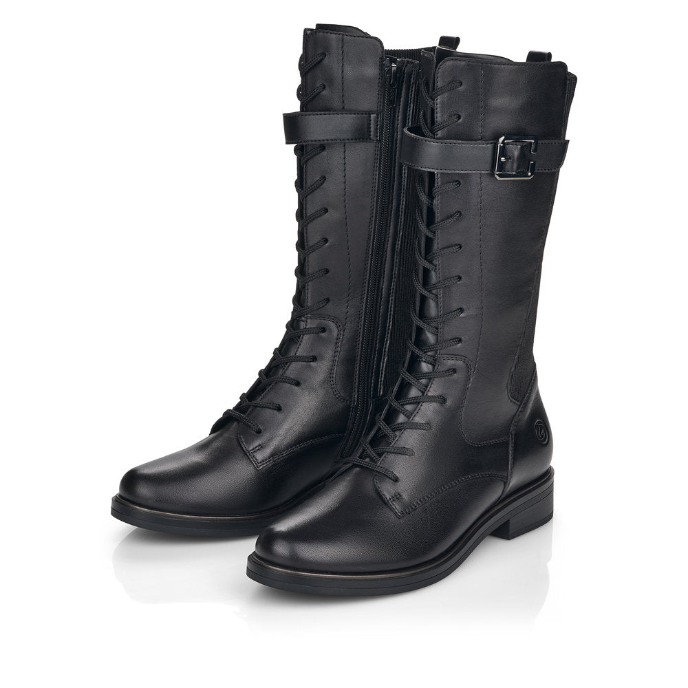 Remonte D8381-01 Black High Boots