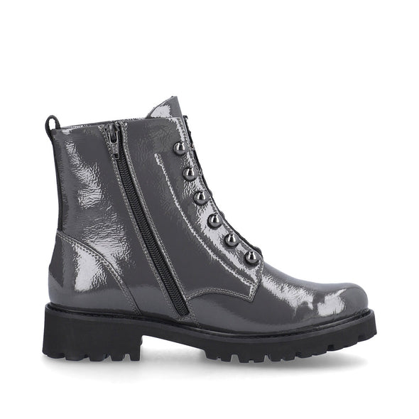 Remonte D8670-45 Grey 6 Studs & Chain Boots