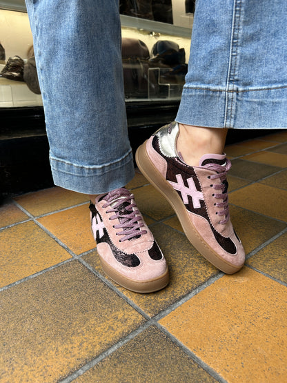 Another Trend A0328761 Baby Silk+Bolzano Dark Pink Trainers