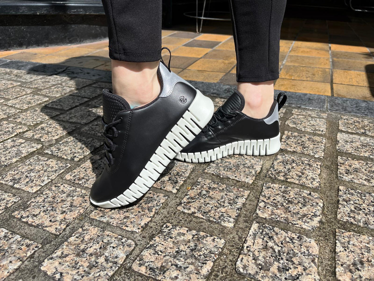 Ecco 218203 60719 Gruuv Black/Light Grey Sneakers