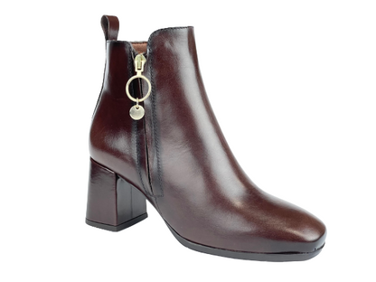 Desiree Shoes DAMI4 Diana Testa Brown Ankle Boots