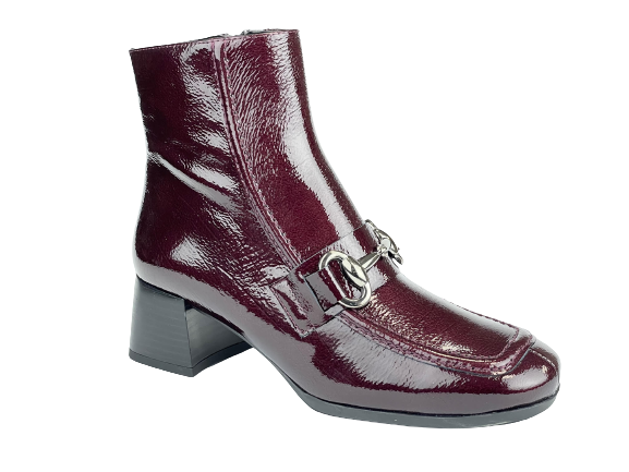 Desiree Shoes DARA5 Rock Burdeos Wine/Burgundy Ankle Boots
