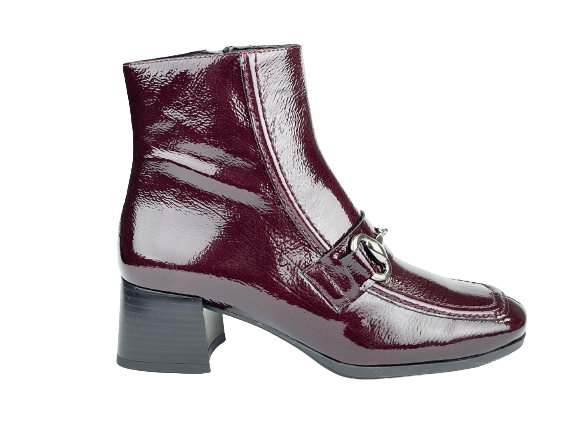 Desiree Shoes DARA5 Rock Burdeos Wine/Burgundy Ankle Boots