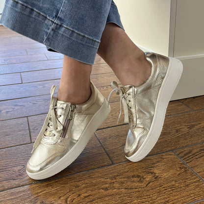Caprice 9-23311-44-947 Gold Trainers with Zip