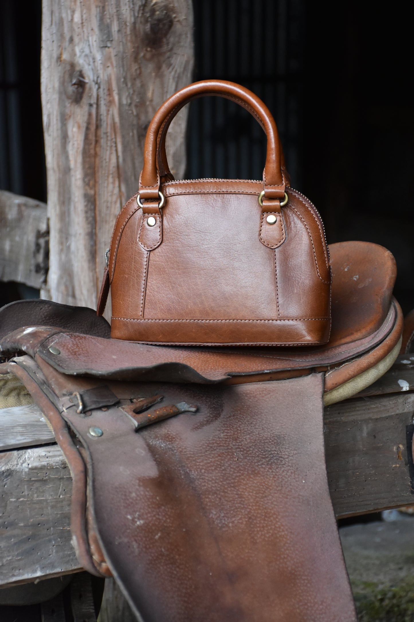 Ashwood Leather T-82 Honey Bag