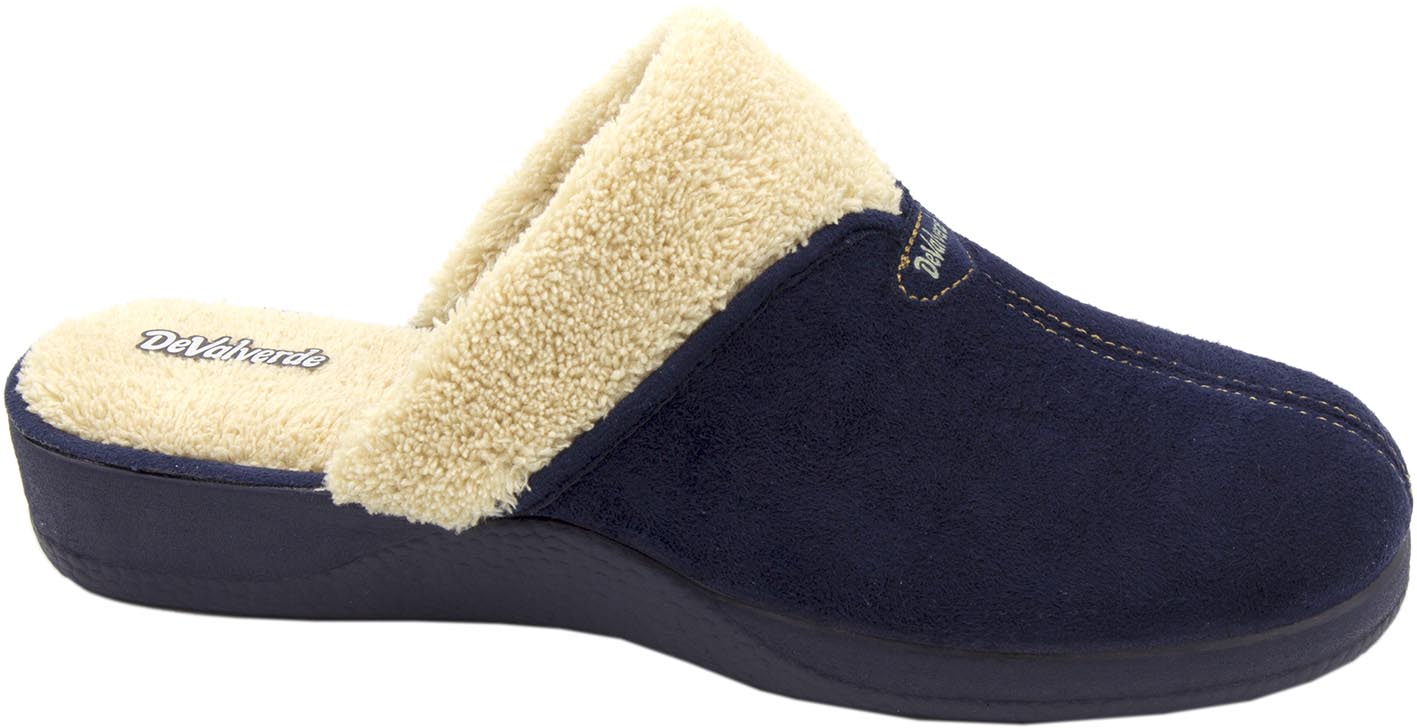 Devalverde 1123 Marino Navy Slippers - Main Image