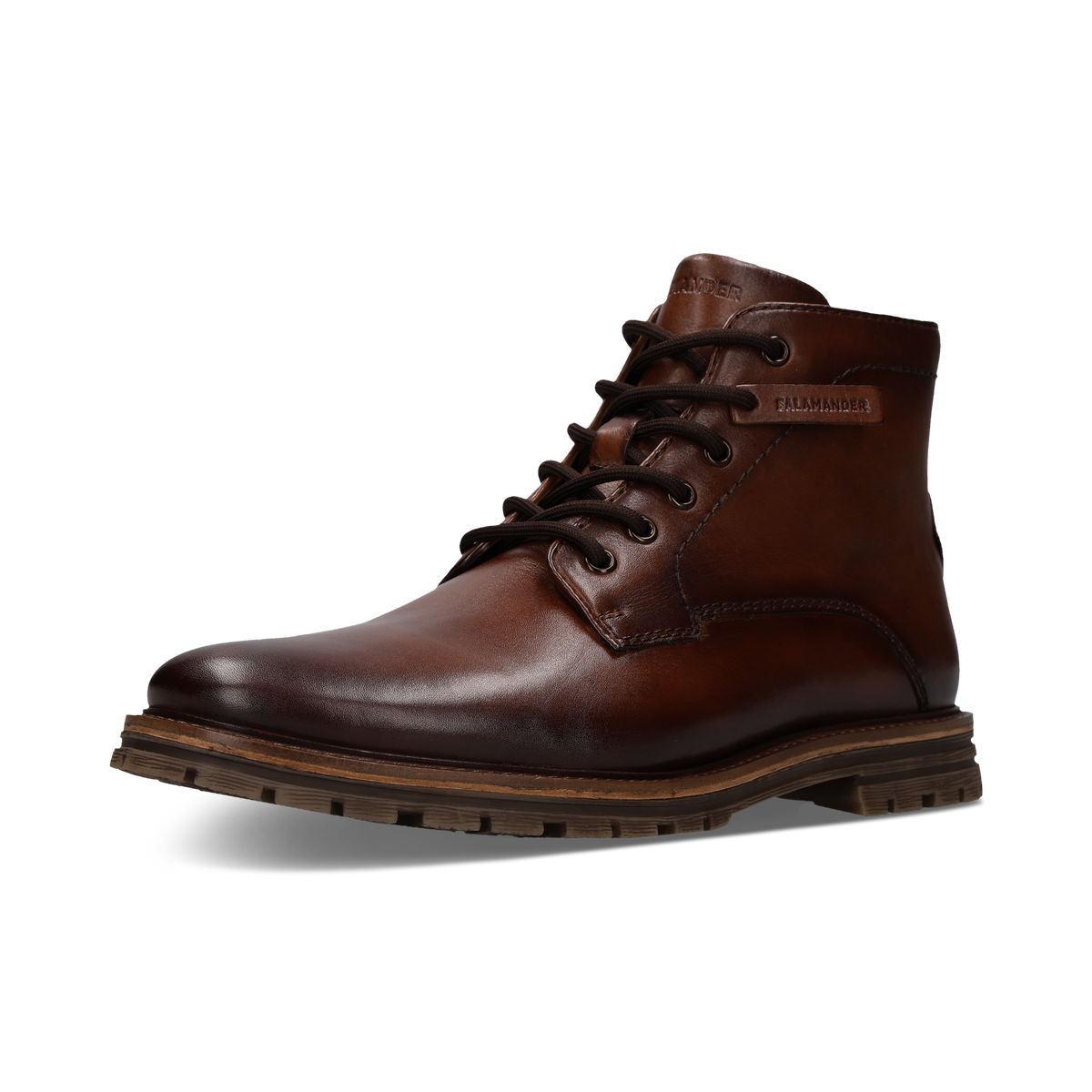 Salamander E31AUZ311119 6310 Cognac Tan Lace Ankle Boots