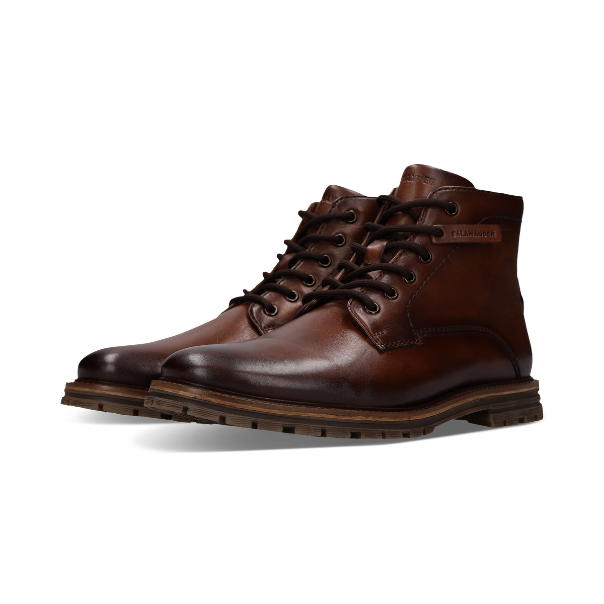 Salamander E31AUZ311119 6310 Cognac Tan Lace Ankle Boots