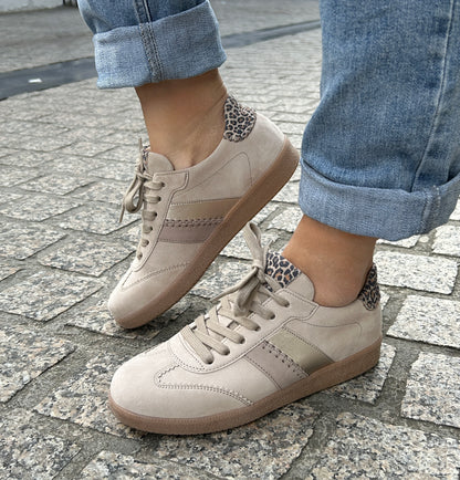 Gabor 83.301.13 Oak & Leopard Combi F Fit Trainers