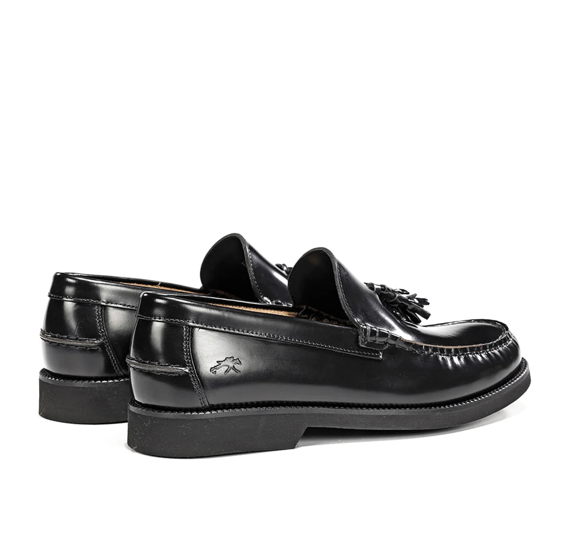 Fluchos F0049 Florentick Black Slip On Loafers