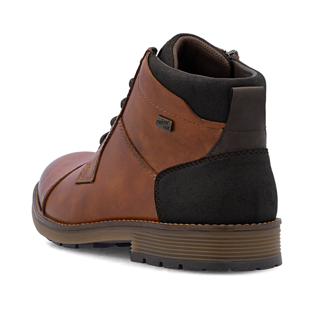 Rieker TEX F4500-24 Brown Lace Boots