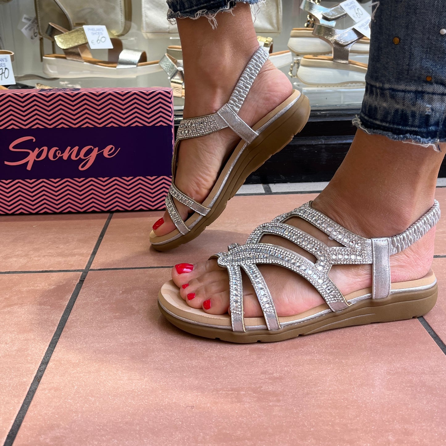 Sponge Riva Glitz Sandals