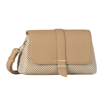 Gabor 011627 Sahar Mixed Beige Flap M Bag
