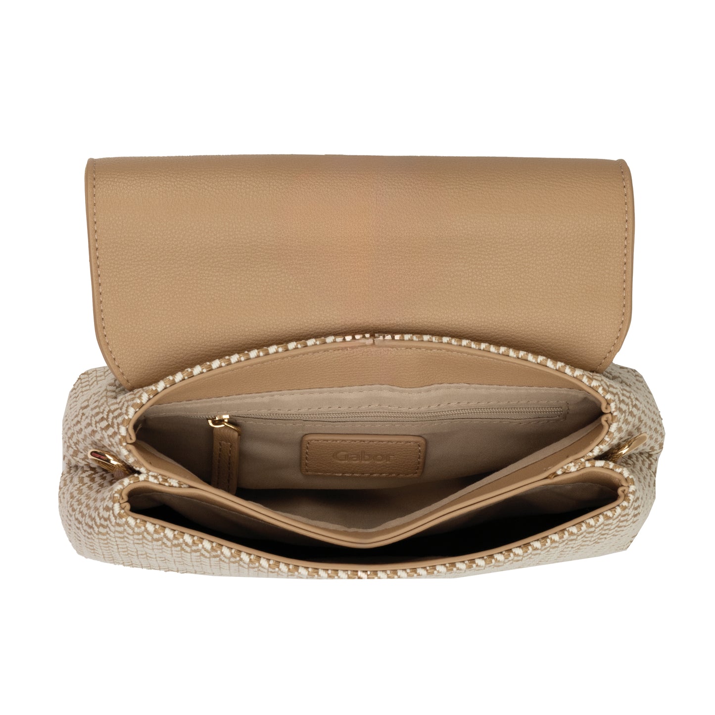 Gabor 011627 Sahar Mixed Beige Flap M Bag
