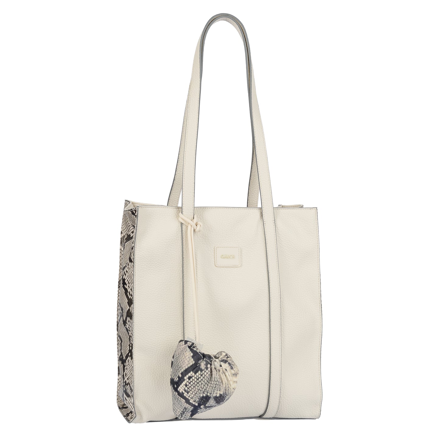Gabor 012427 Elfie Luxe Snake Beige Zip Tote Bag