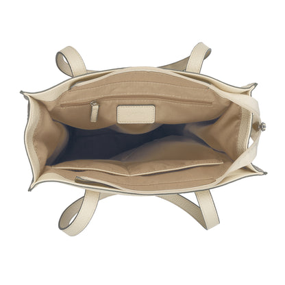 Gabor 012427 Elfie Luxe Snake Beige Zip Tote Bag