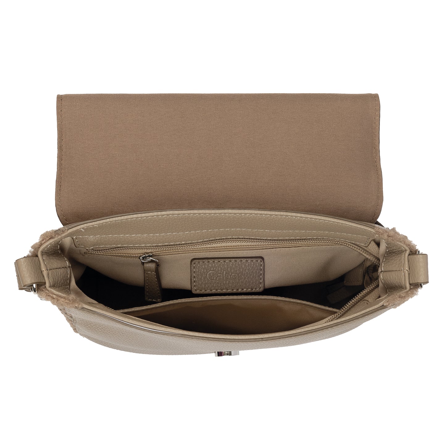 Gabor 012099 Noelle Taupe Saddle Bag